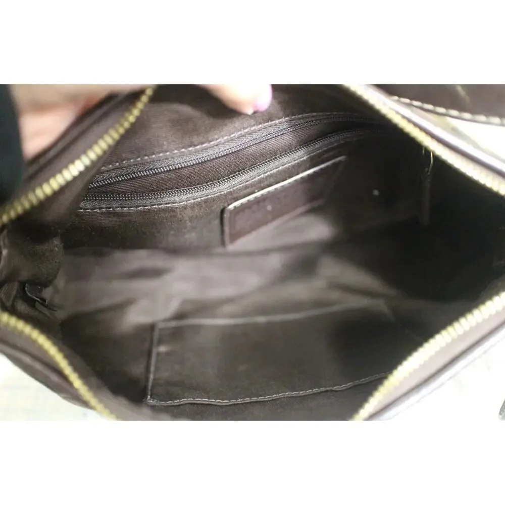 COACH SIGNATURE STRIPE DEMI CROSSBODY BAG #F18035 ([u170